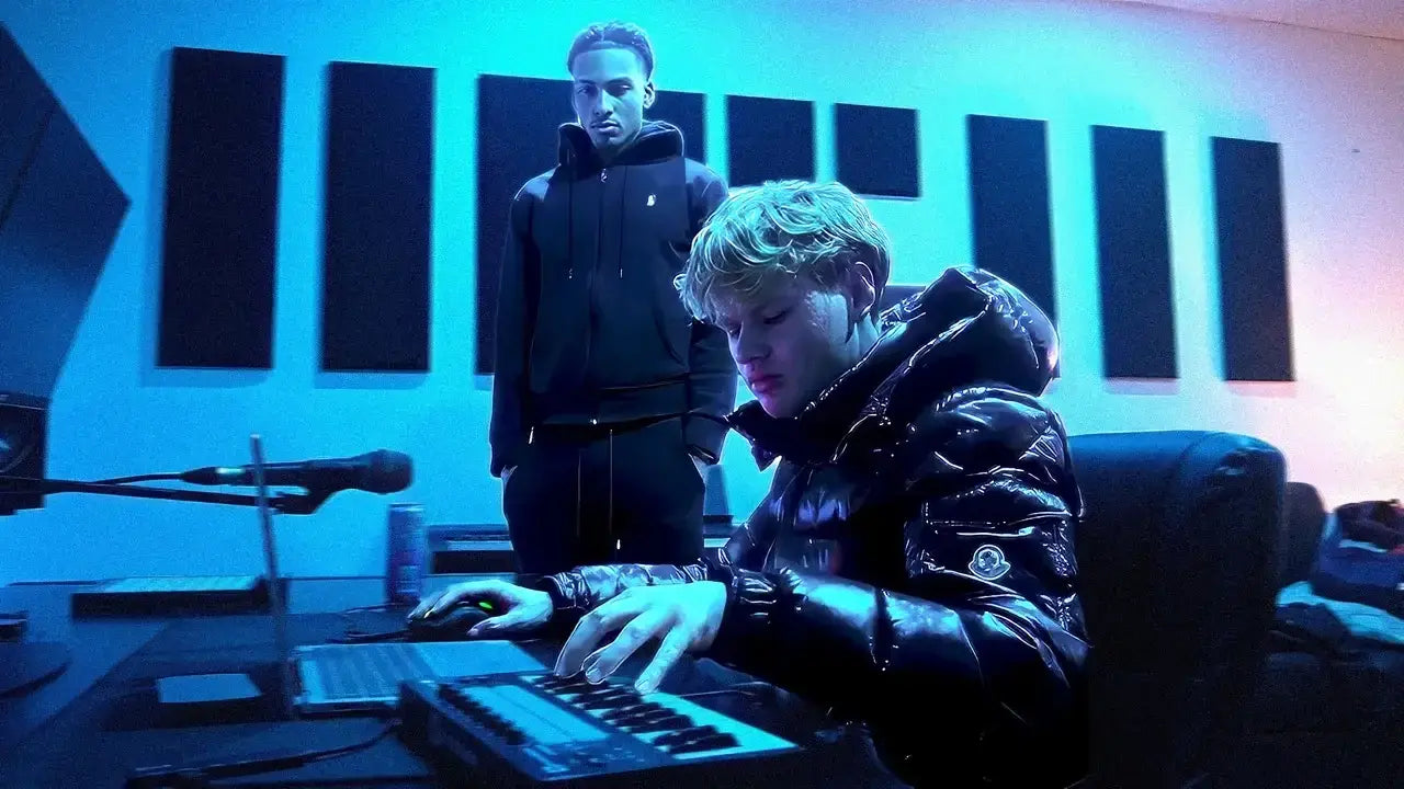 In the studio